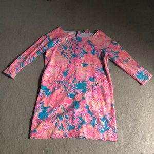 Lilly Pulitzer 3/4 length sleeve dress
